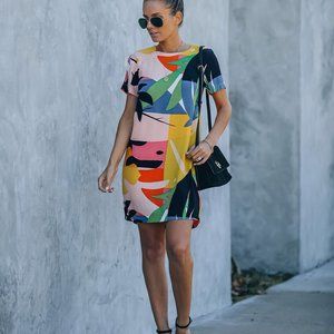 Vici Collection Warhol Printed Mini Shift Dress